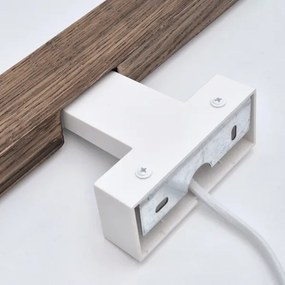 Brilagi- LED Fürdőszobai tükörmegvilágítás WOODY MIRROR LED/8W/230V IP44 tölgy/fehér