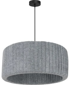 Luminex Csillár zsinóron SHADE 1xE27/15W/230V szürke LU9797