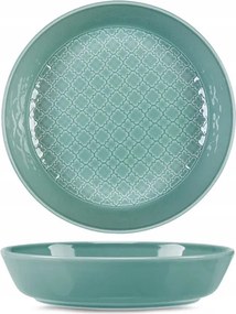 Ebédlő tányér mély Lubiana Marrakesh 20 cm Zöld