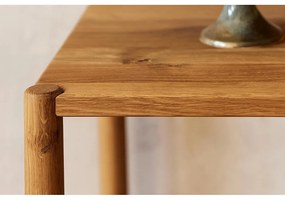 Tölgyfa könyvespolc 120x123 cm Pola - The Beds