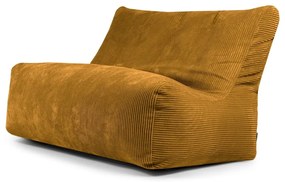 Mustársárga kordbársony babzsákfotel Sofa Seat Lounge – SLOWDOWN