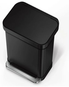 Acél pedálos szemetes 45 l – simplehuman