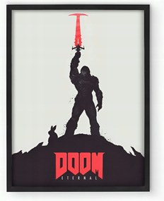 Poszter Doom keretben 20x30 cm Ajándék ötlet