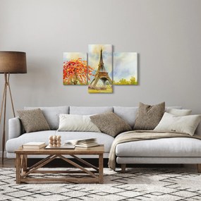 Festett kép az Eiffel-torony (90x60 cm)