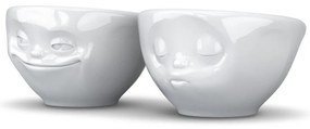 Fehér porcelán tálka szett 2 db-os 100 ml Grinning &amp; Kissing – 58products