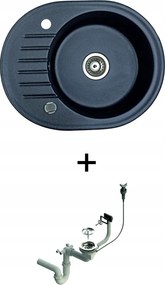 Gránit Mosogató Konyhai mosogató Came szifon