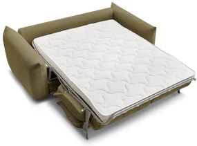 Zöld kinyitható kanapé 214 cm Ernest – Bobochic Paris