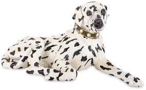 Figura Dalmata Műanyag Fekete, Fehér 14x31x15cm