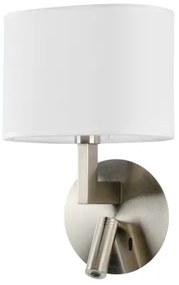 Brilagi - LED Fali lámpa DAYA 1xE14/40W/230V + LED/3W fehér/matt króm