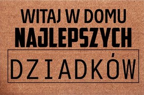 Lábtörlő az ajtóhoz Nagypapa napja Nagymama napja Isten hozott otthon