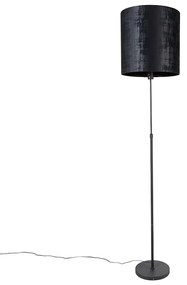 Állólámpa fekete árnyalatú fekete 40 cm állítható - Parte