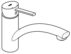 GROHE 30358000 - SWIFT 227 mm mosogatócsaptelep, fényes króm