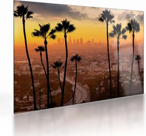 Üveg kép - Los Angeles panorámája (70x50 cm)