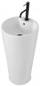 REA-U5635 - Szabadon álló BLANKA mosdó 85x40 cm kerámia/fényes fehér