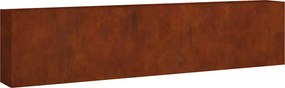 vidaXL corten acél kerti magaságyás 360x40x80 cm