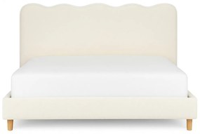 Franciaágy Krém Bouclé Kárpittal. 180x200 cm. IZMIR Boucle