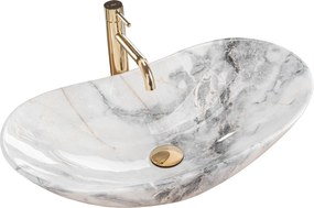 Rea Royal 60 mosdó, 62 x 36 cm, gránit kő utánzat, REA-U8596