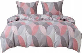 Ágynemű garnitúra 140x200 Pamut szatén 70x80 párnahuzat Puha Mintás