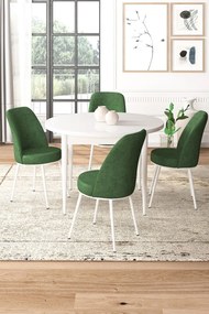 Tor étkezőgarnitúra, fehér-khaki, 90 cm