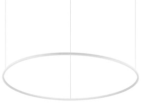 Ideal Lux - LED Csillár zsinóron ORACLE SLIM LED/89W/230V 3000K átm. 150 cm fehér 265957