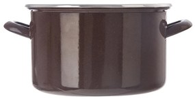 Orion Smaltált fazék szegéllyel Brown, 4 l, 4 l