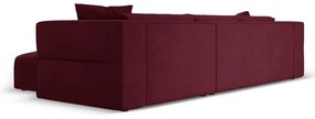 Borvörös sarokkanapé (jobb oldali) Esther – Milo Casa