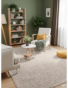 Szürke-krémszínű mosható szőnyeg 120x170 cm Rocco Dark Cream – Elle Decoration