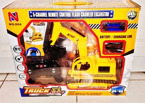 Új Rc Távirányítós Lánctalpas Markoló Ledes Akkus USb Töltővel