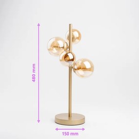 Brilagi - LED Asztali lámpa MILLA 4xG9/3W/230V arany