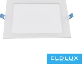 UNIVERSO Négyzet alakú süllyesztett LED panel 18w 1800lm CCT/kap. 120° IP20 Fehér 221x221mm kivágás:205x205mm 3év