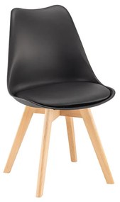 Silla étkezőszék 4 db fekete színben