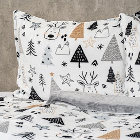 4Home Nordic forest mikroflanel ágyneműhuzat140 x 220 cm, 70 x 90 cm, 140 x 220 cm, 70 x 90 cm