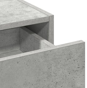 Fali sminkasztal Beton szürke 60x40x70 cm
