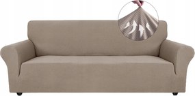 Jacquard elasztikus kanapé huzat 2 személyes kanapéhoz Bézs Khaki