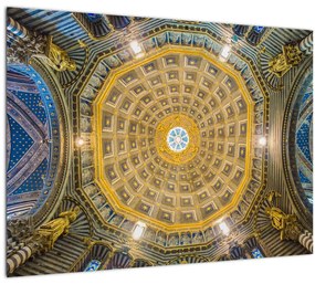 A Siena templom mennyezetének képe (70x50 cm)
