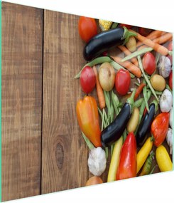 Üveg Vágódeszka 52x30 Zöldség Edzett Üveg