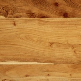 tömör fa akác és vas fejtámla 100 cm