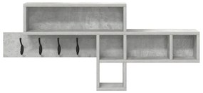 Fali Kabáthorog Beton szürke 100 x 12 x 43.5 cm Faanyag