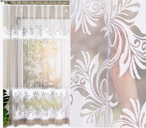 Sławomira jacquard mintás függöny 18074 300x170cm egyenes (kész) szegéllyel