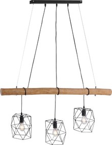 Paul Neuhaus loft függeszték edgar fekete fa pln15503-18