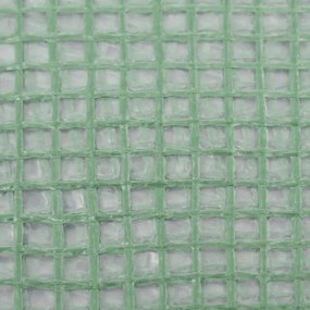 zöld melegház pótponyva (6,86 m²) 200 x 343 x 200 cm