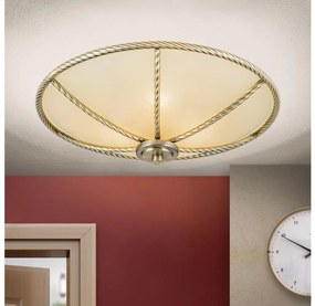 Orion - MAURO mennyezeti lámpa 3xE27/60W/230V, Ø 42 cm, bronz