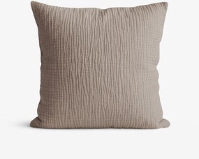 Goldea muszlin párnahuzat - kávébarna 40 x 60 cm