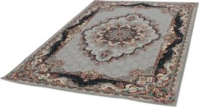 Perzsa szőnyeg szürke TABRIZ 200x300 exkluzív nappali szőnyeg akrilból