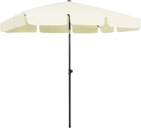 vidaXL homoksárga strandnapernyő 200 x 125 cm