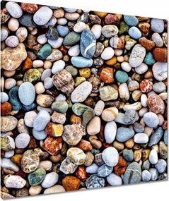 Vászonkép 80x80 Színes kövek