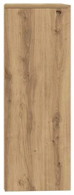 tálalószekrény 6 fiókkal Kézműves tölgy 50x34x96 cm műszaki fa