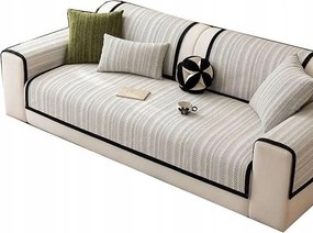 Kanapé huzat védőkanapé 70x150cm csúszásgátló fekete-fehér