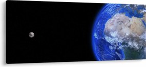 A Hold és a Föld képe (120x50 cm)