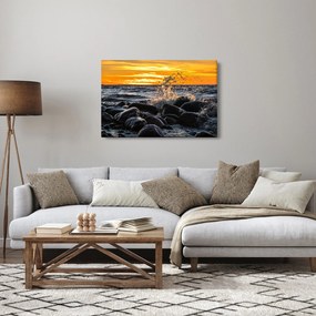 A tenger hullámai képe (90x60 cm)